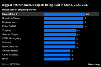 An overabundance of Made-in-China plastic will dent oil's growth machine