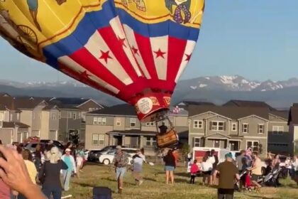 High winds in Lafayette force hot air balloon landing, 2 injured