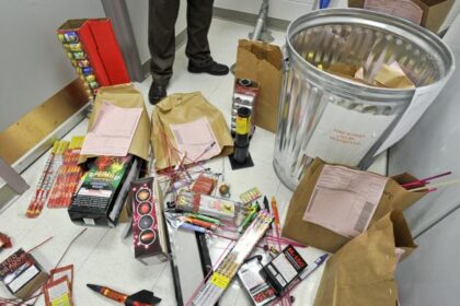 Illegal fireworks remain a cause for concern despite wet weather