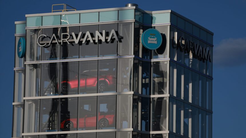Stocks making the biggest moves in the afternoon: Carvana, Goldman Sachs, AT&T