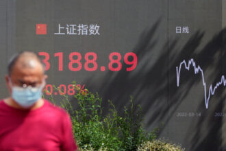 Bond yields rise; stocks weighed by China selloff