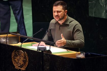 At UN, Zelensky Says Russian Occupiers Must Return To Own Land