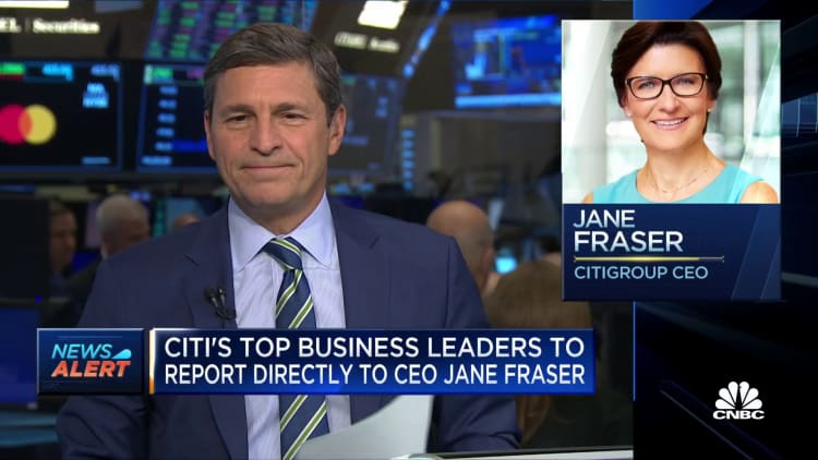Citigroup CEO Jane Fraser reorganizes business
