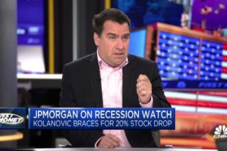 20% stock market plunge ahead, recession