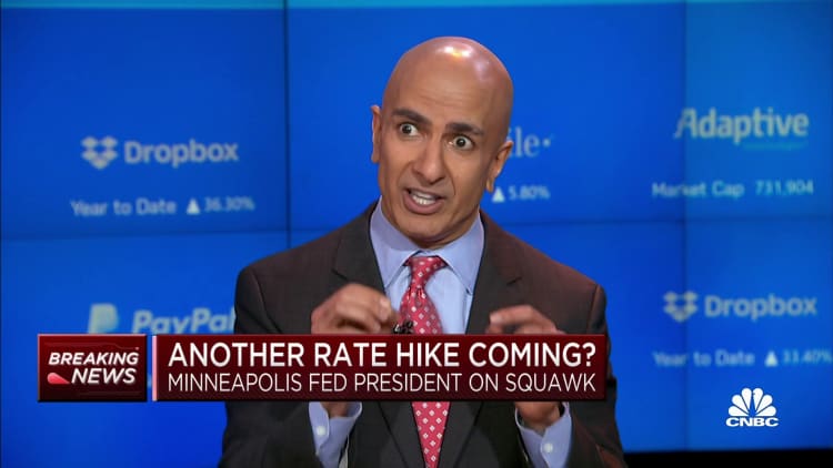 Fed's Kashkari isn't sure that rates are high enough to stop inflation