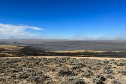 Iron fire in Moffat County holds steady overnight, minimal growth