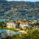 View Of A Resort And Villa Zone In Montego Bay, Jamaica, Caribbean Sea