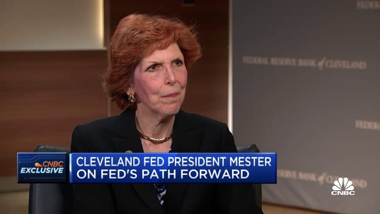 Fed's Mester wants 'much more evidence' that inflation has been defeated