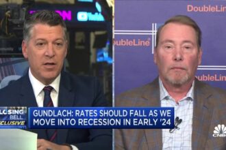 Gundlach says rates are going to fall as recession lands in early 2024