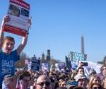 Tens Of Thousands Of Supporters Of Israel Rally In Washington, Crying 'Never Again'