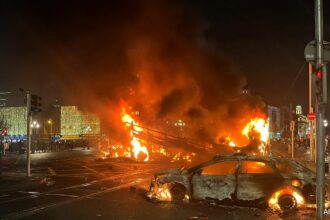 Violent Protests Erupt In Dublin After Children Injured In Knife Attack