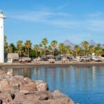 View of lighthouse in Loreto, Mexico