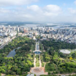 Aerial View Of Porto Alegre, A Metropolis In Southern Brazil, South America