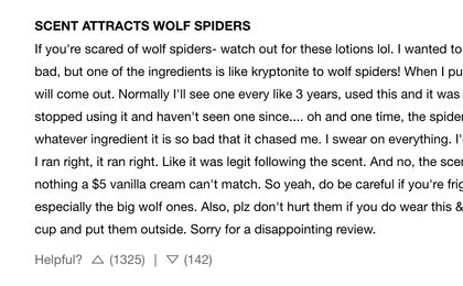 Beauty Company Denies Its Body Butter Attracts Spiders