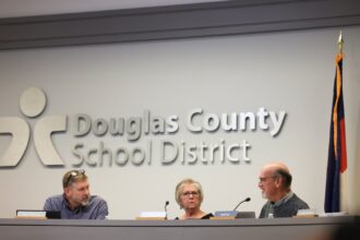 Douglas County school board president Mike Peterson resigns