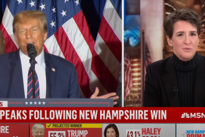 Rachel Maddow Cuts Into Trump's Victory Speech With Real-Time Fact Check