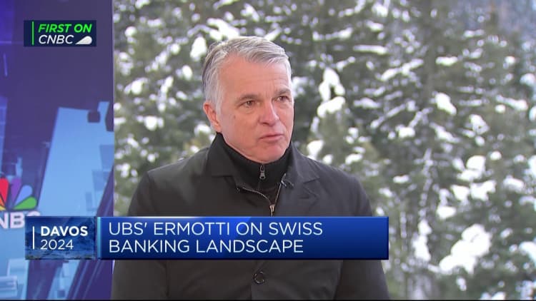 UBS CEO says Swiss public 'indoctrinated' to worry about bank's balance sheet