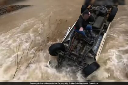 US Woman Survives For 15 Hours In Floods, Stranded On Top Of Her Car
