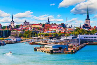 View of Talinn, Estonia