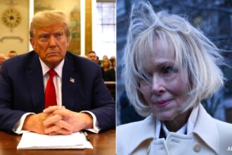 Woman E Jean Carroll Confronts Donald Trump In Rape Defamation Case