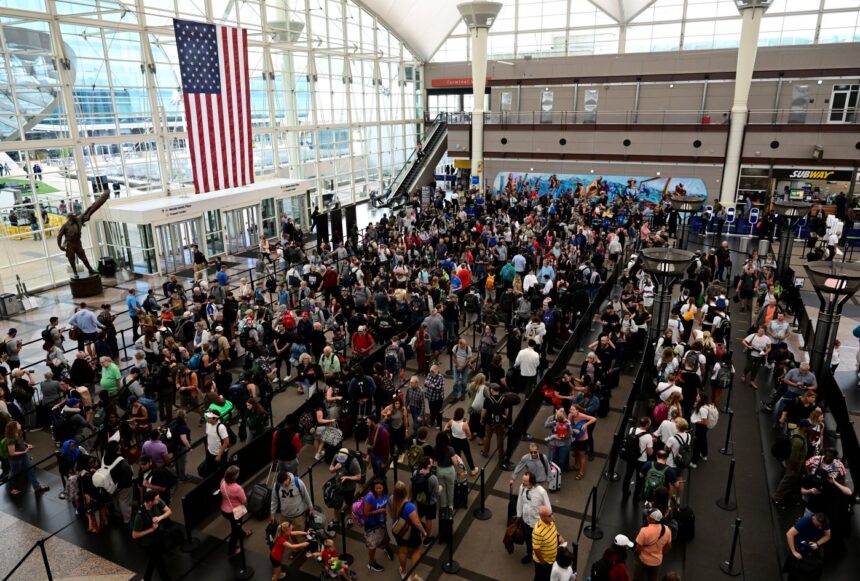 Denver International Airport soars over passenger records in 2023