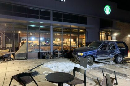 Driver crashes into Lakewood Starbucks Wednesday evening