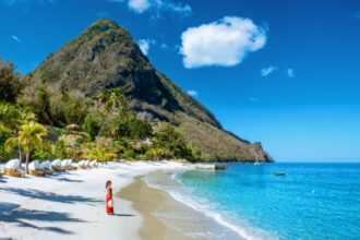 Woman in Saint Lucia