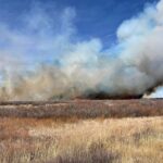 Wildfire south of Las Animas sparks evacuations, closes Colorado highway