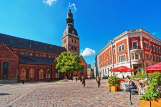 Dome Square with Riga Cathedral