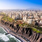 Aerial view of Lima Peru