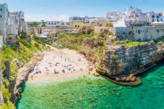 Polignano a Mare, Puglia, Adriatic Coast Of Italy, Mediterranean South Of Europe