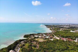 scenic coast of chetumal mexico