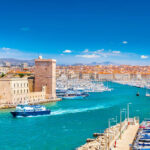 Panoramic View Of The Port Of Marseille, France, Southern Europe