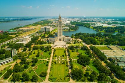 Aerial View of Baton Rouge, Louisiana