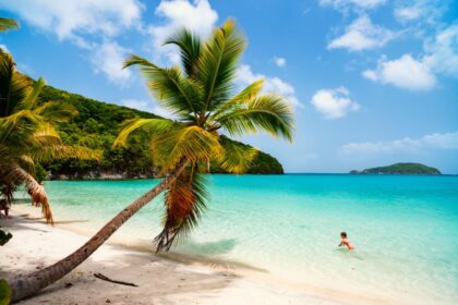 Beach in St John, US Virgin Islands