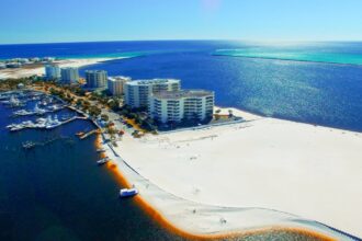Aerial view of Destin, Florida