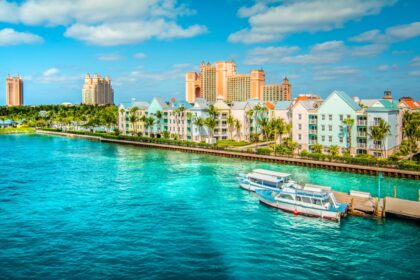 View of Paradise Island, Nassau, Bahamas