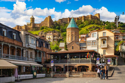 Old Town Tbilisi In Georgia, Eurasia, Eastern Europe, Western Asia