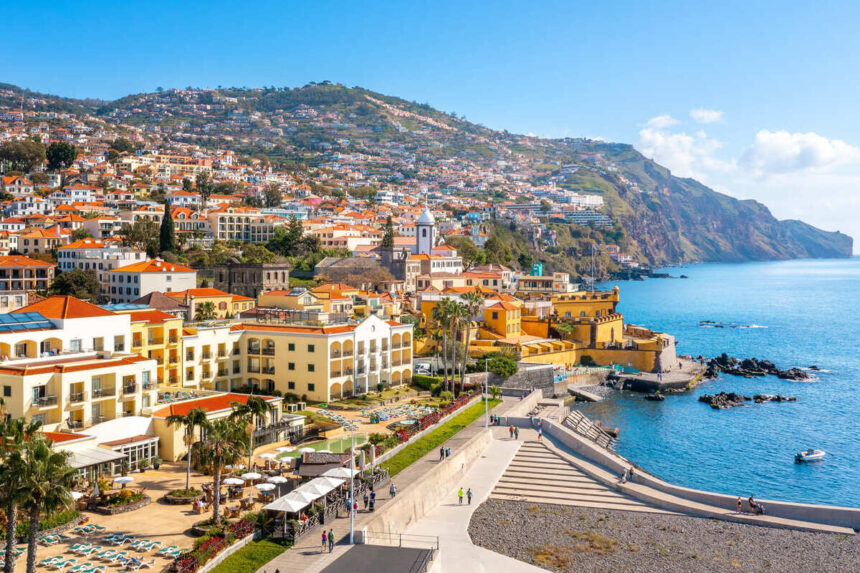 Aerial View Of Funchal, Madeira, Portugal