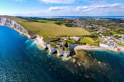 Aerial view of Isle of Wight