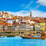 Historic Old Town Of Porto Seen From Across Douro River, Northern Portugal, Iberian Europe