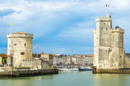 Historic Tower In La Rochelle, France, Europe