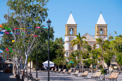 Plaza Mijares, A Colonial Square In San Jose Del Cabo, Los Cabos, Mexico, Latin America