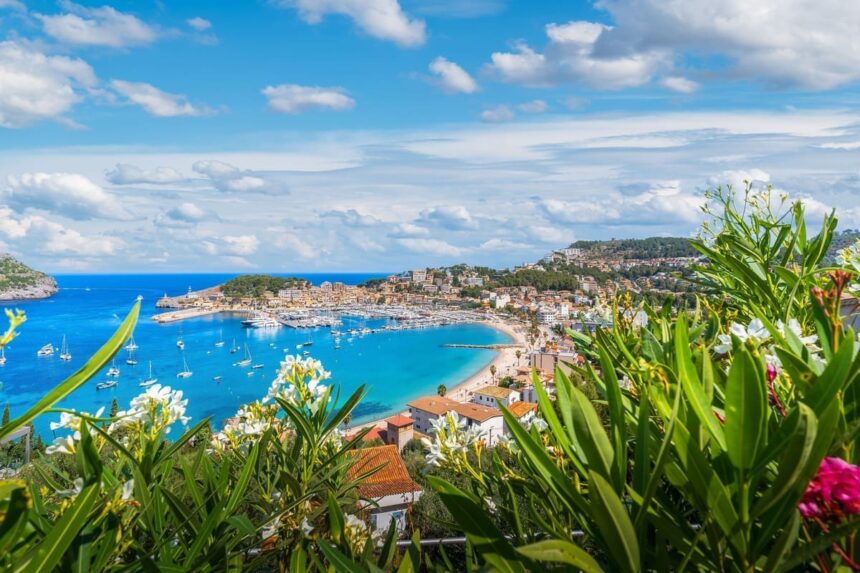 View Of Port De Soller In Mallorca, Spain