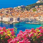 Panoramic View Of Dubrovnik Old Town, Croatia, Mediterranean Europe