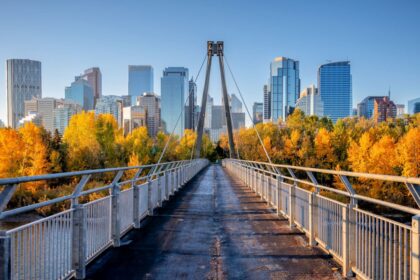 Calgary Skyline in the Fall