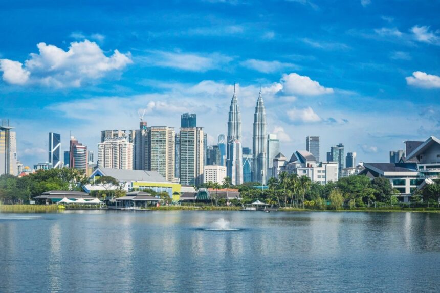 Skyscrapers In Kuala Lumpur, Malaysia, Southeast Asia