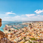 Alicante Seen From The Hilltop Castle, Spain