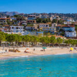 Vlora Beachfront In The Adriatic Sea, Albania, Southern Europe