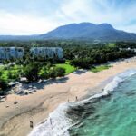 Drone shot taken by Managing Editor, Tyler Fox, Aerial Photo of Playa Dorada in Puerto Plata, Dominican Republic